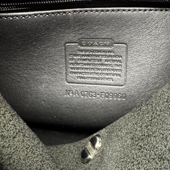 COACH Daypack Backpack 9960 Black 2007 India - Barely Used!! Cleaned, RTW main image 5